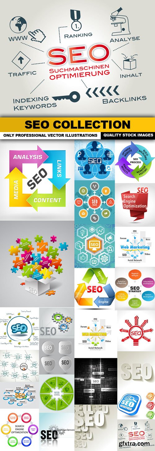 SEO Collection - 25 Vector