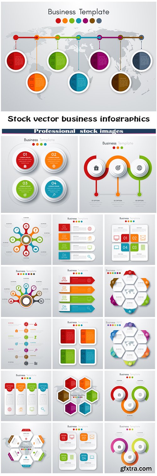 Stock vector business infographics