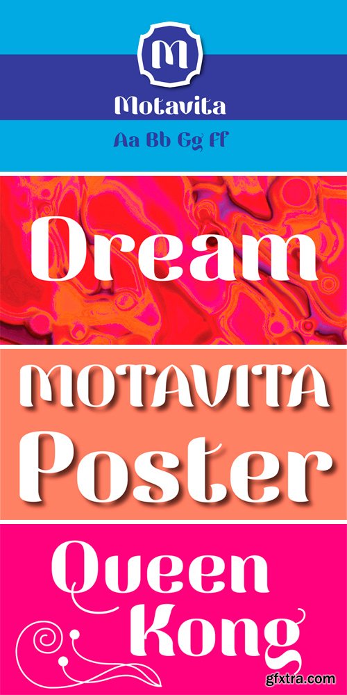 Motavita Poster Font