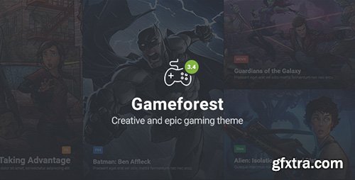 ThemeForest - Gameforest v3.4.1 - Responsive Gaming HTML Theme - 5007730