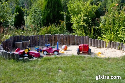 Collection of children child in a sandbox toys 25 HQ Jpeg