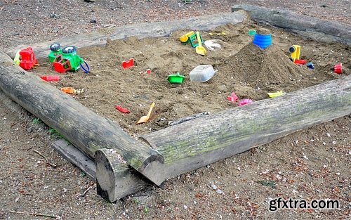 Collection of children child in a sandbox toys 25 HQ Jpeg