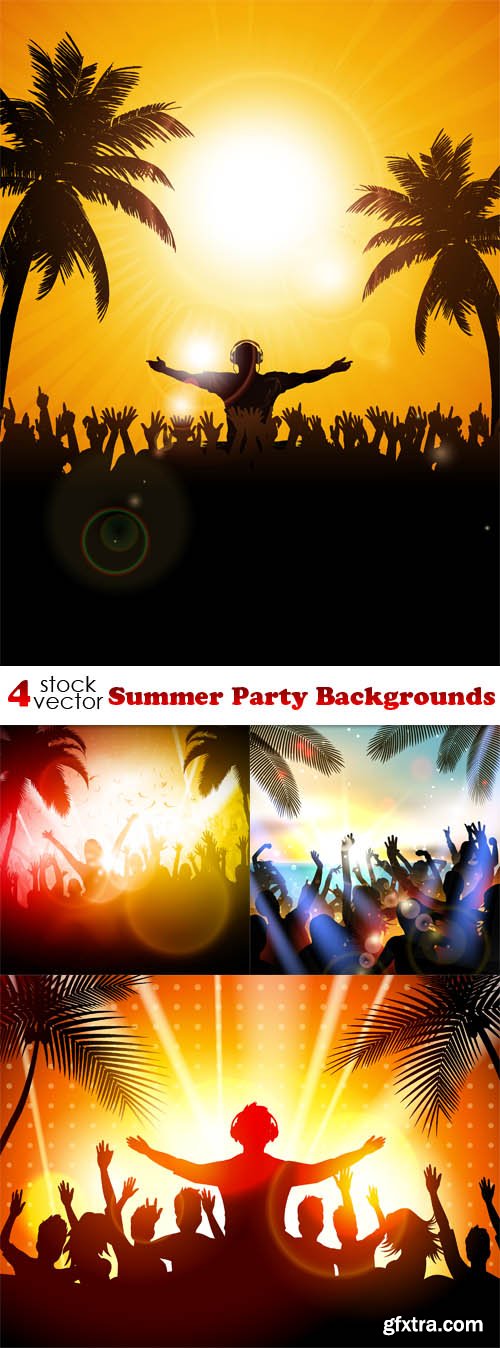 Vectors - Summer Party Backgrounds