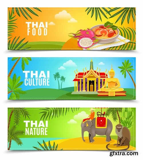 Collection of banner meal menu nutrition plate signboard flyer 25 EPS