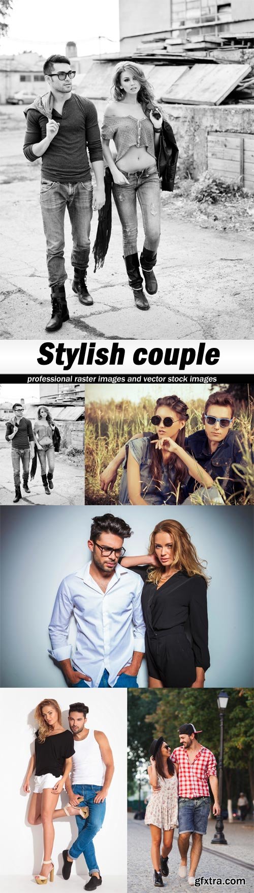 Stylish couple-5xJPEGs