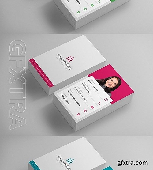 CM - Clean Corporate Business Card 703992