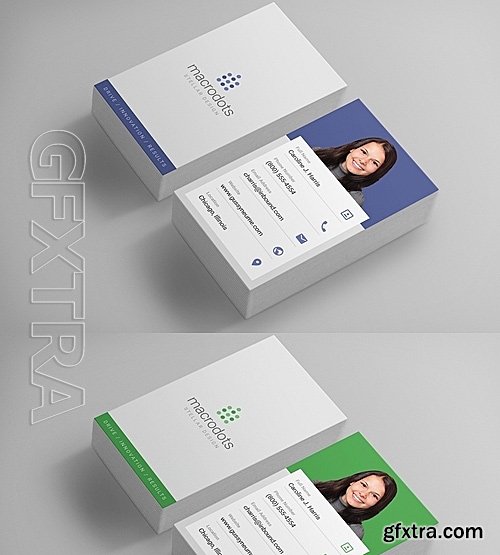 CM - Clean Corporate Business Card 703992