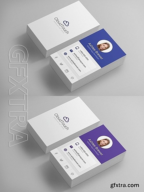 CM - Material Design Business Cards 703967