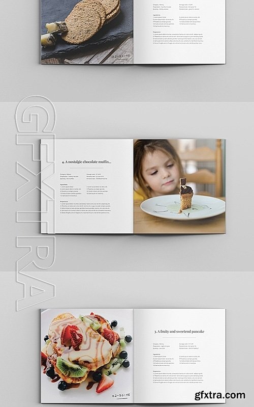 CM - Cira Square Recipe Book Template 650303