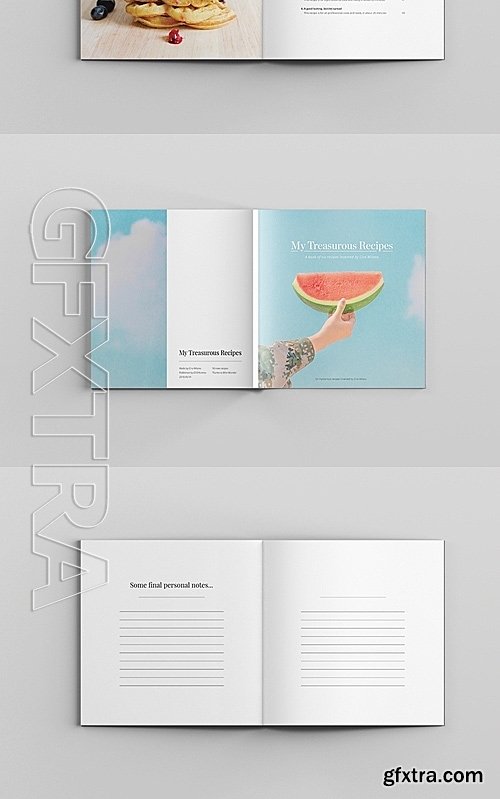 CM - Cira Square Recipe Book Template 650303