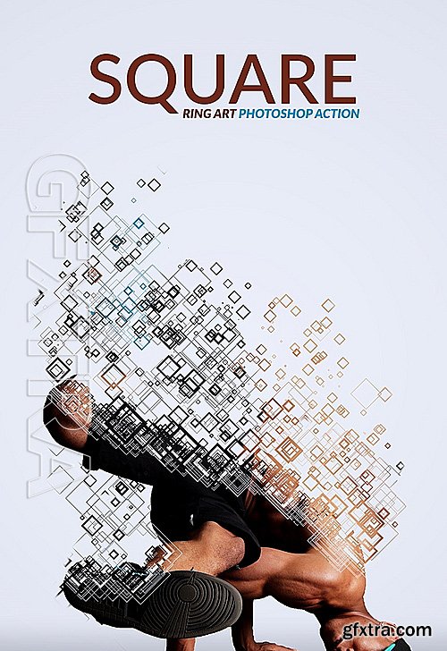 GraphicRiver - Square Ring Art Photoshop Action 16183735