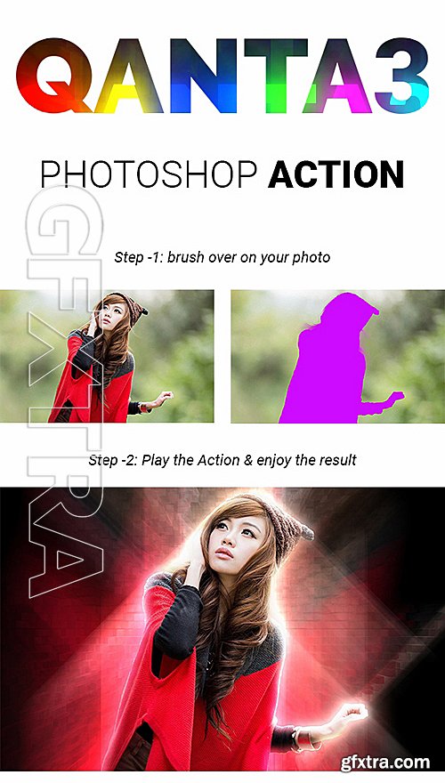 GraphicRiver - QANTA3 light glowing Effect Photoshop Actions 16224806