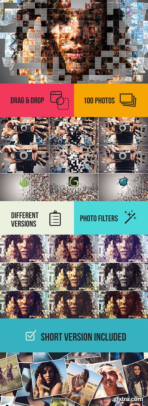 Videohive Mosaic Photo Animation Pro 16197918