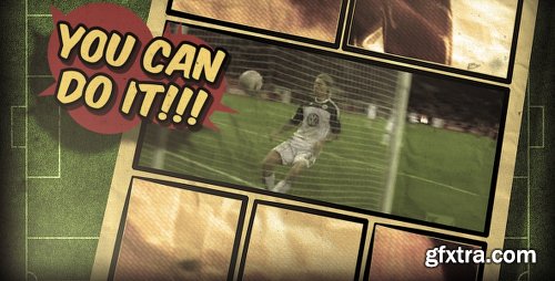 Videohive Soccer Comics Vintage & Modern 7974363