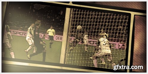 Videohive Soccer Comics Vintage & Modern 7974363