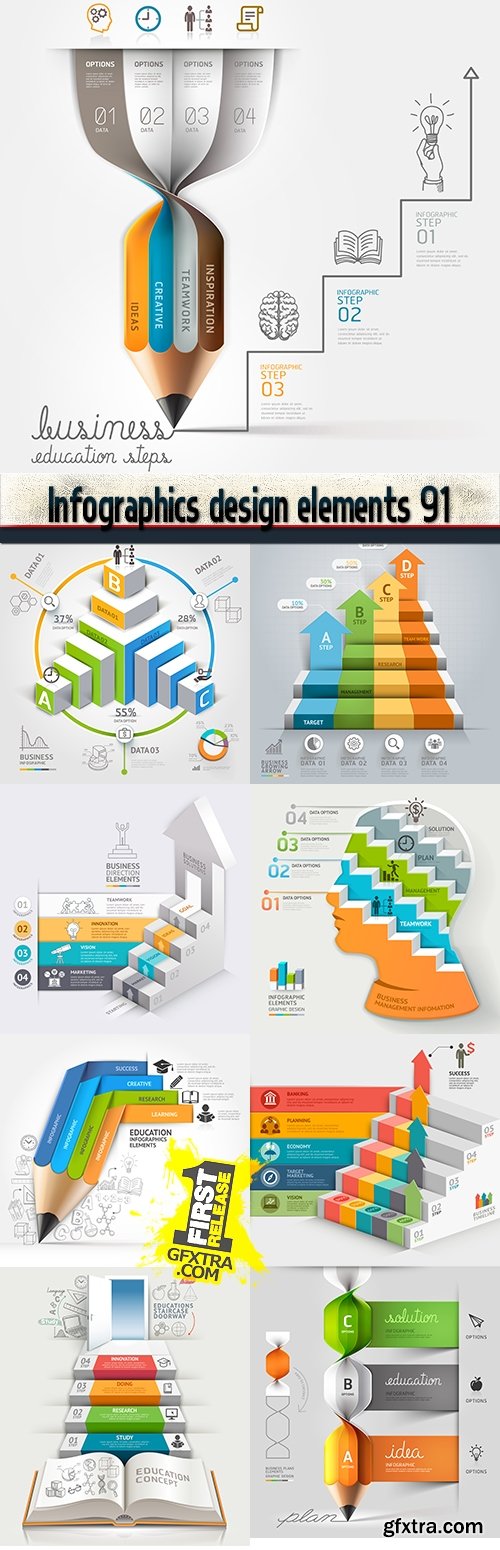 Infographics design elements 91