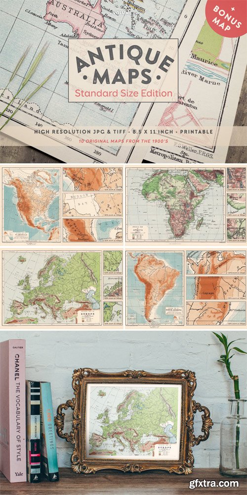 CM 704223 - Antique Maps Vol.I - Standard Size