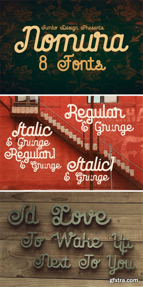 CM 702896 - Nomura - Vintage Style Font