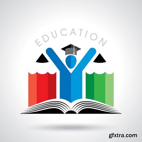 Education and back to school design logos