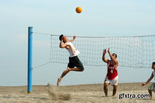 Collection of beach volley ball net sand bikini shorts woman man 25 HQ Jpeg