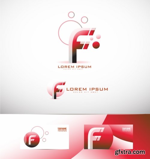 Collection picture vector logo illustration of the business campaign 38-25 Eps