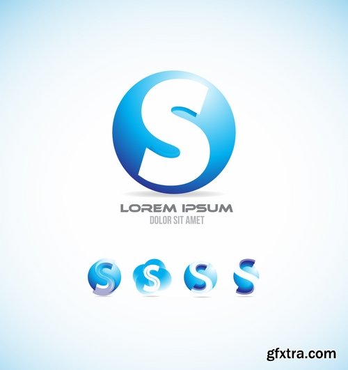 Collection picture vector logo illustration of the business campaign 38-25 Eps