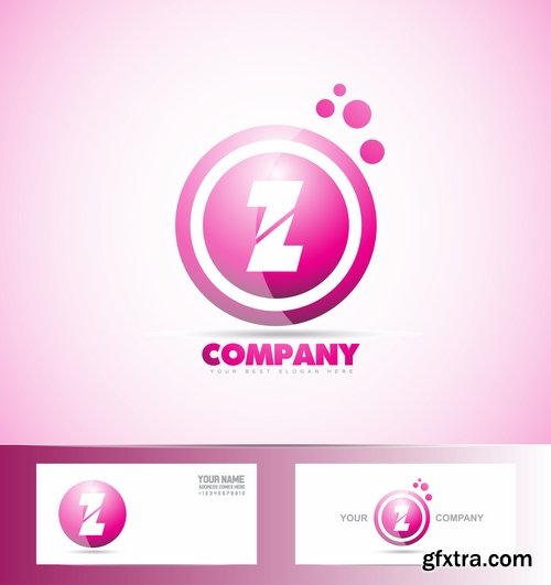 Collection picture vector logo illustration of the business campaign 38-25 Eps