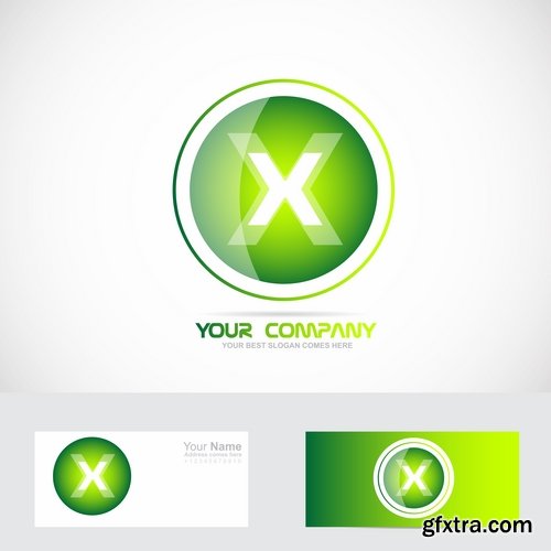 Collection picture vector logo illustration of the business campaign 38-25 Eps