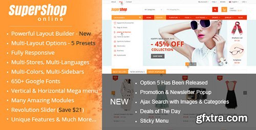 ThemeForest - SuperShop v2.8.12 - Multi-Purpose Responsive Prestashop Theme - 10186257