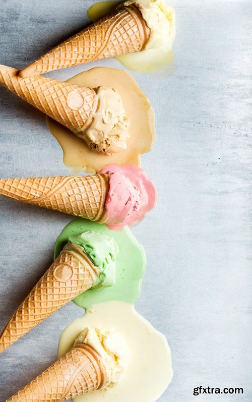 Ice Cream and Sorbet - 25xUHQ JPEG