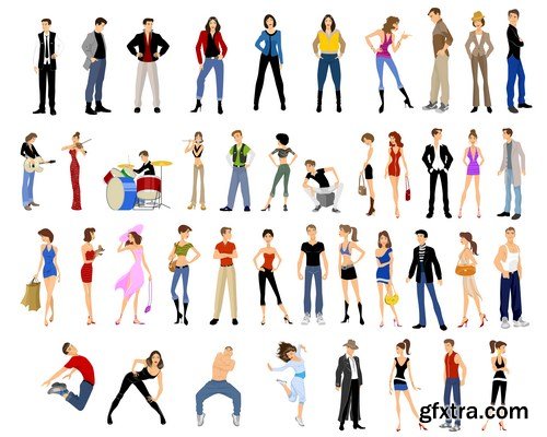 People Vector Set 8 - 25xEPS