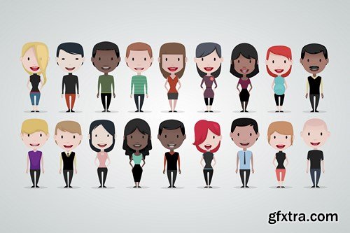 People Vector Set 8 - 25xEPS