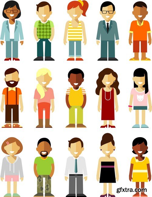 People Vector Set 8 - 25xEPS