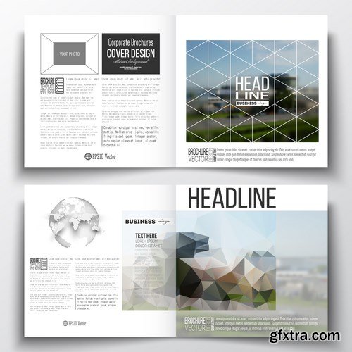 Set of Business Templates, Brochure, Magazine, Flyer & Booklet 2 - 25xEPS