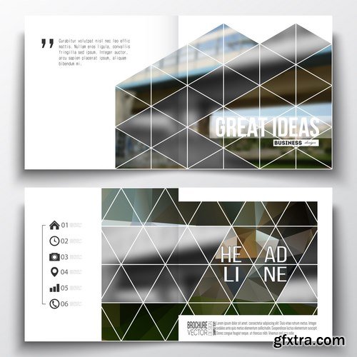 Set of Business Templates, Brochure, Magazine, Flyer & Booklet 2 - 25xEPS