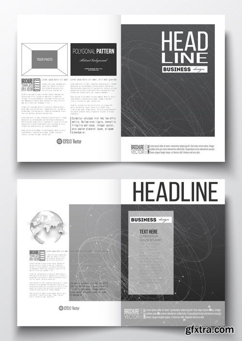 Set of Business Templates, Brochure, Magazine, Flyer & Booklet 2 - 25xEPS