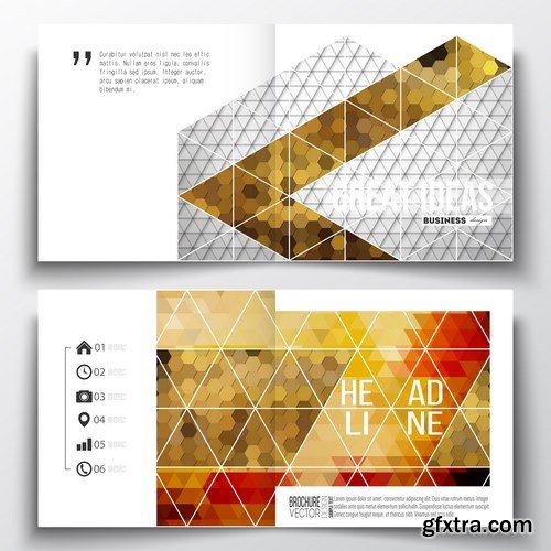 Set of Business Templates, Brochure, Magazine, Flyer & Booklet 2 - 25xEPS