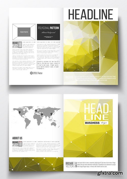 Set of Business Templates, Brochure, Magazine, Flyer & Booklet 2 - 25xEPS