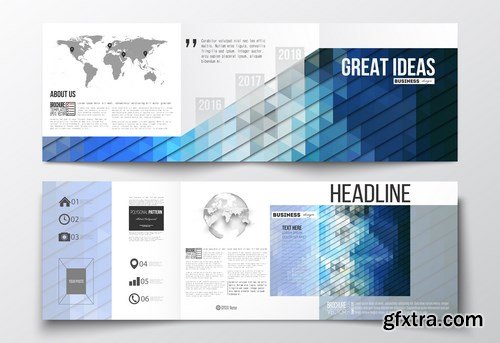 Set of Business Templates, Brochure, Magazine, Flyer & Booklet 2 - 25xEPS