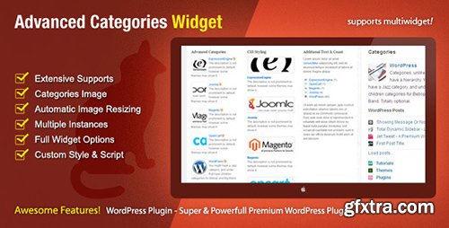 CodeCanyon - Advanced Categories Widget v2.4.1 - 422878