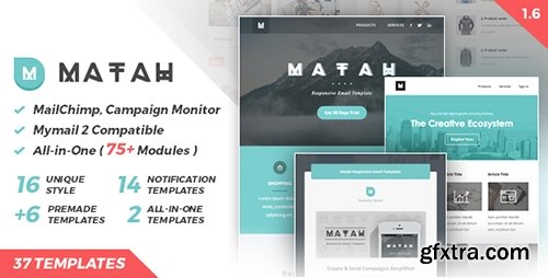 ThemeForest - Matah v1.6 - Responsive Email Set - 10569882