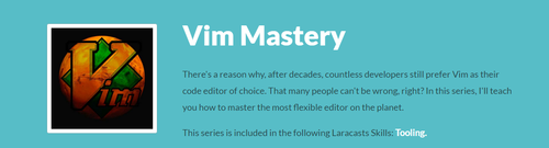 Laracasts - Vim Mastery (2016)[