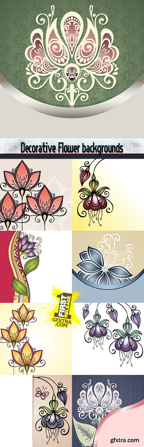 Decorative Flower backgrounds