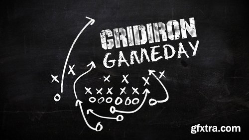 Videohive Football Chalkboard Logo Opener 11862534