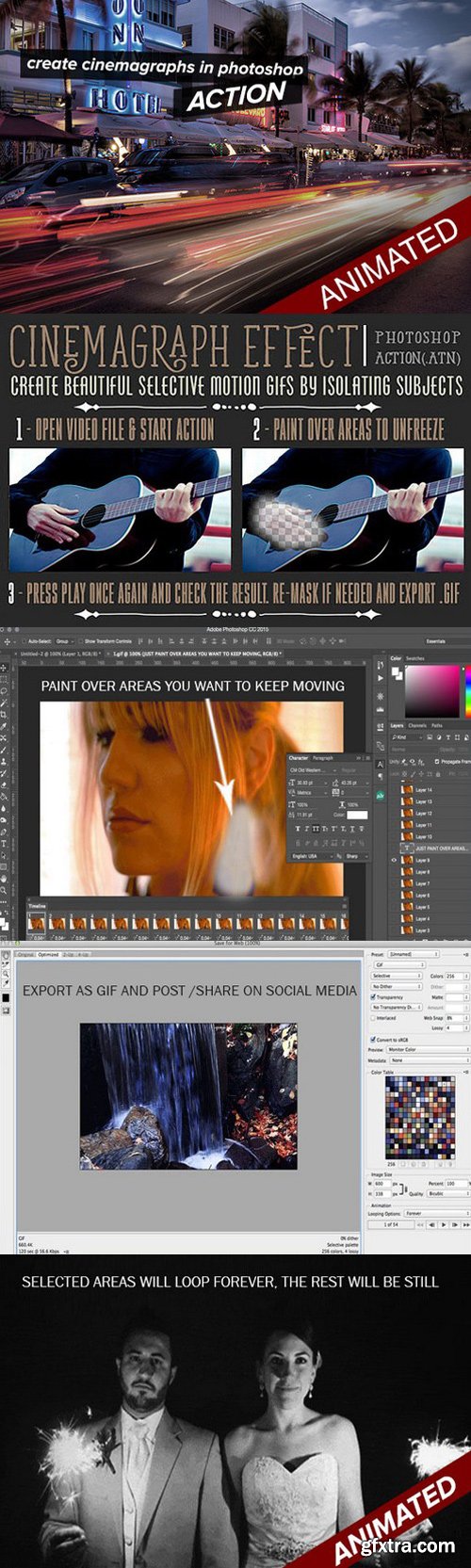 CM - Cinemagraph Photoshop Action 704006