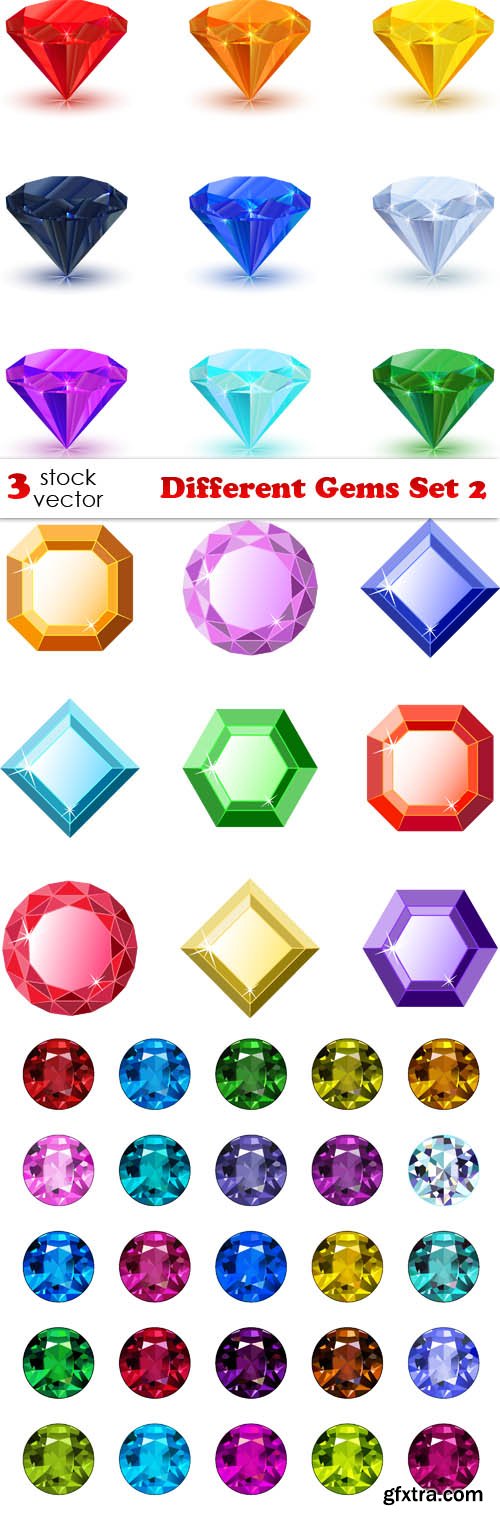 Vectors - Different Gems Set 2