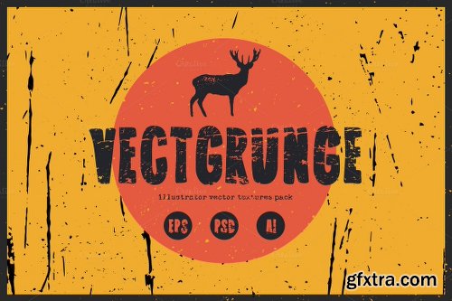 CreativeMarket VectGrunge Texture Pack Vol 1 695914