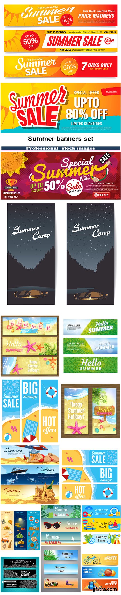 Summer banners set