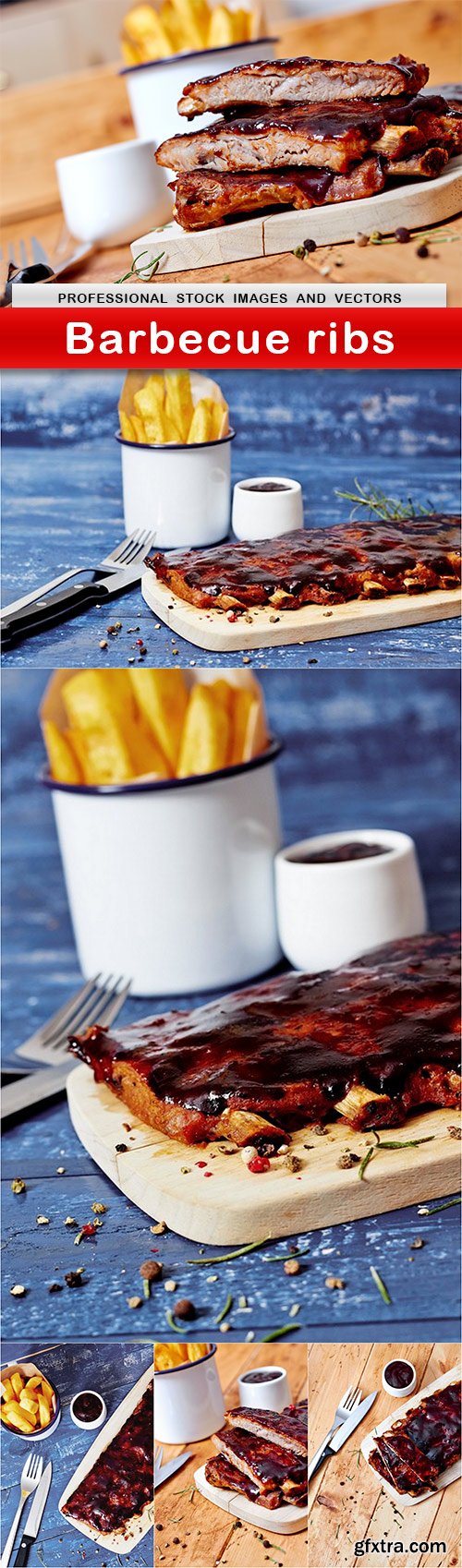 Barbecue ribs - 6 UHQ JPEG