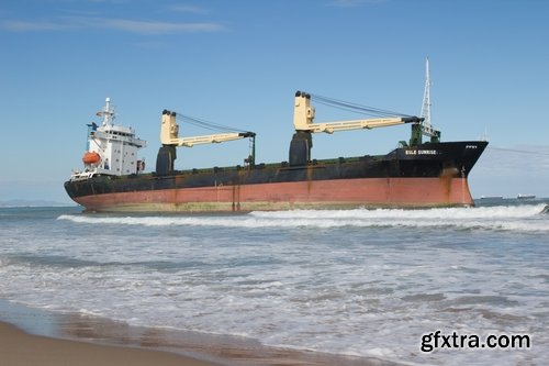 Collection of wreck shipwreck rusty metal remains of sea boat 25 HQ Jpeg